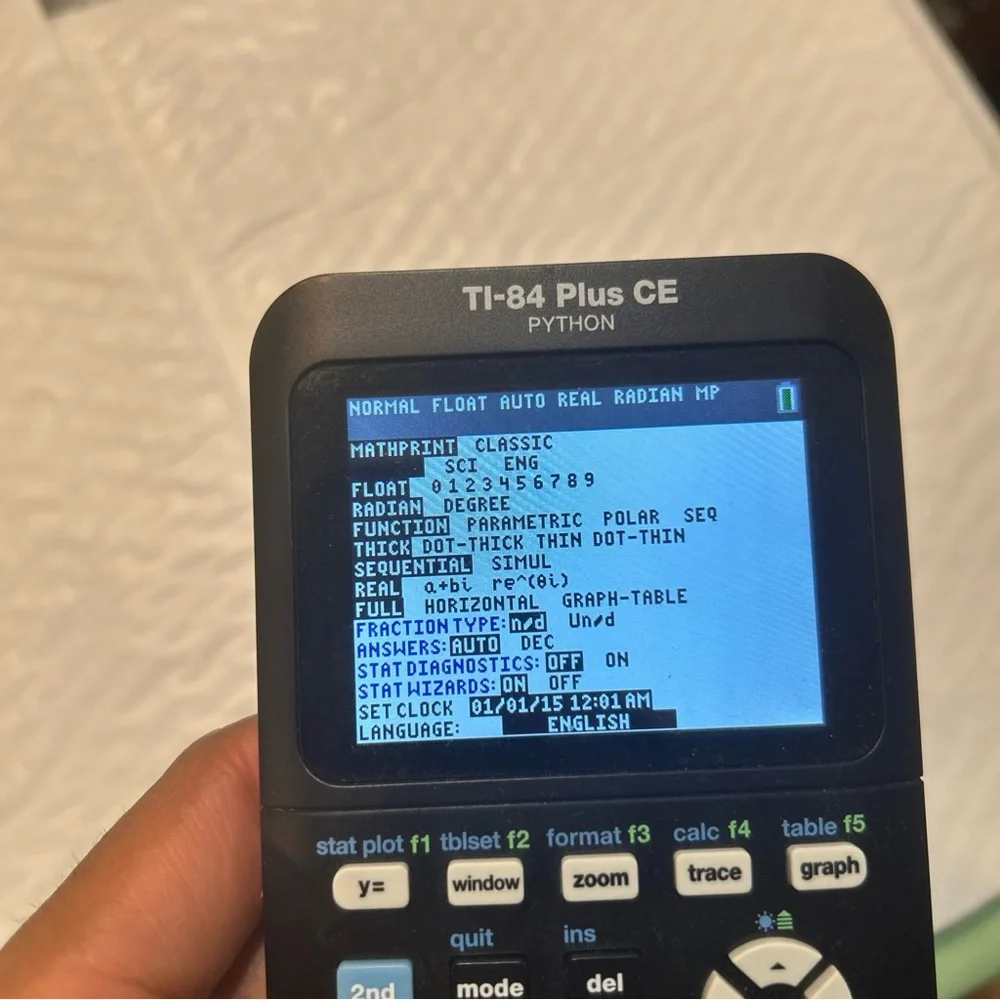 Texas Instruments TI-84 Plus CE Python Graphing Calculator w Cable Black Tested